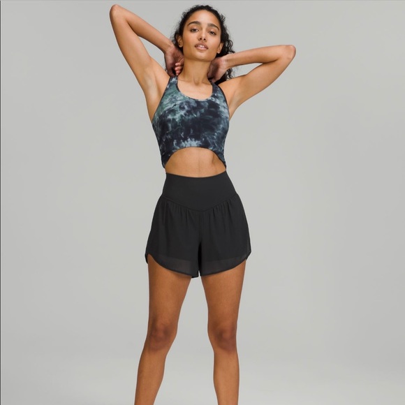 lululemon Nulu and Mesh High-Rise Yoga Short 3.5" in Black Size 4 New NWT - Picture 16 of 16